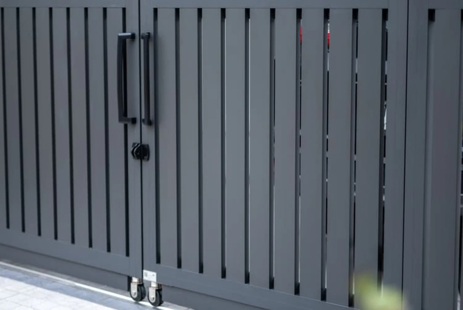 Alufence aluminium front gate