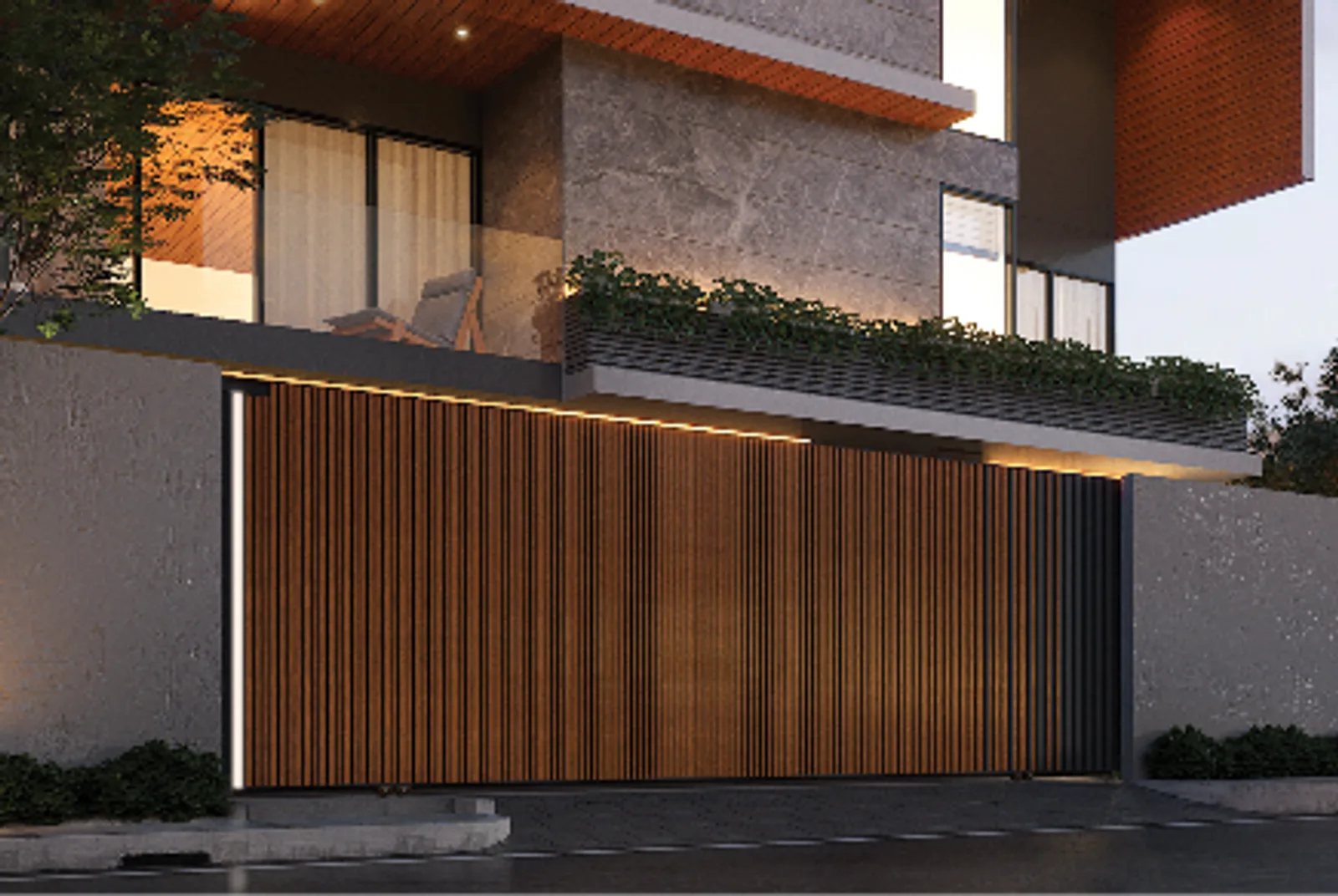 Alufence aluminium gate installation project