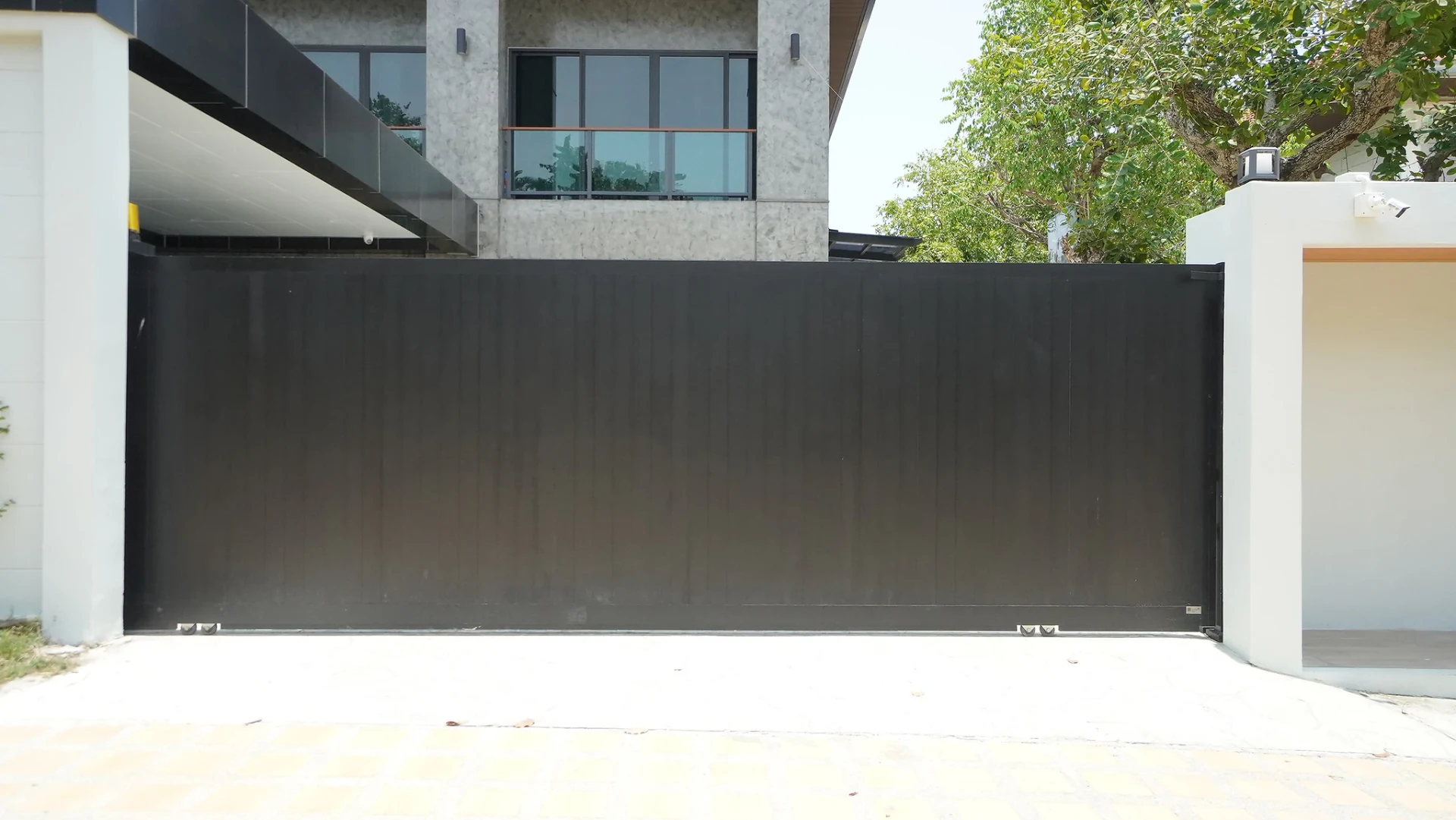 Aluminium gate example Black — 6