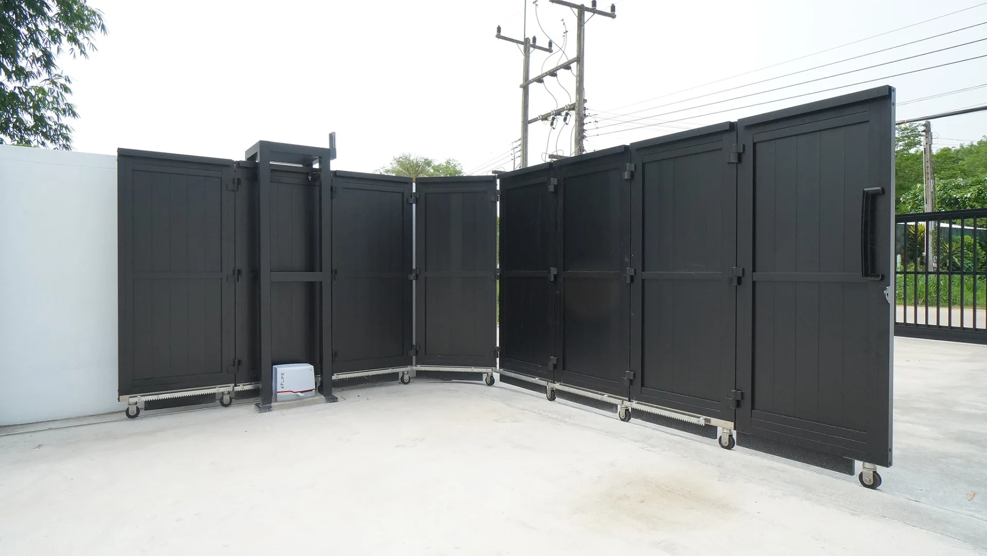 Aluminium gate example Black — 8