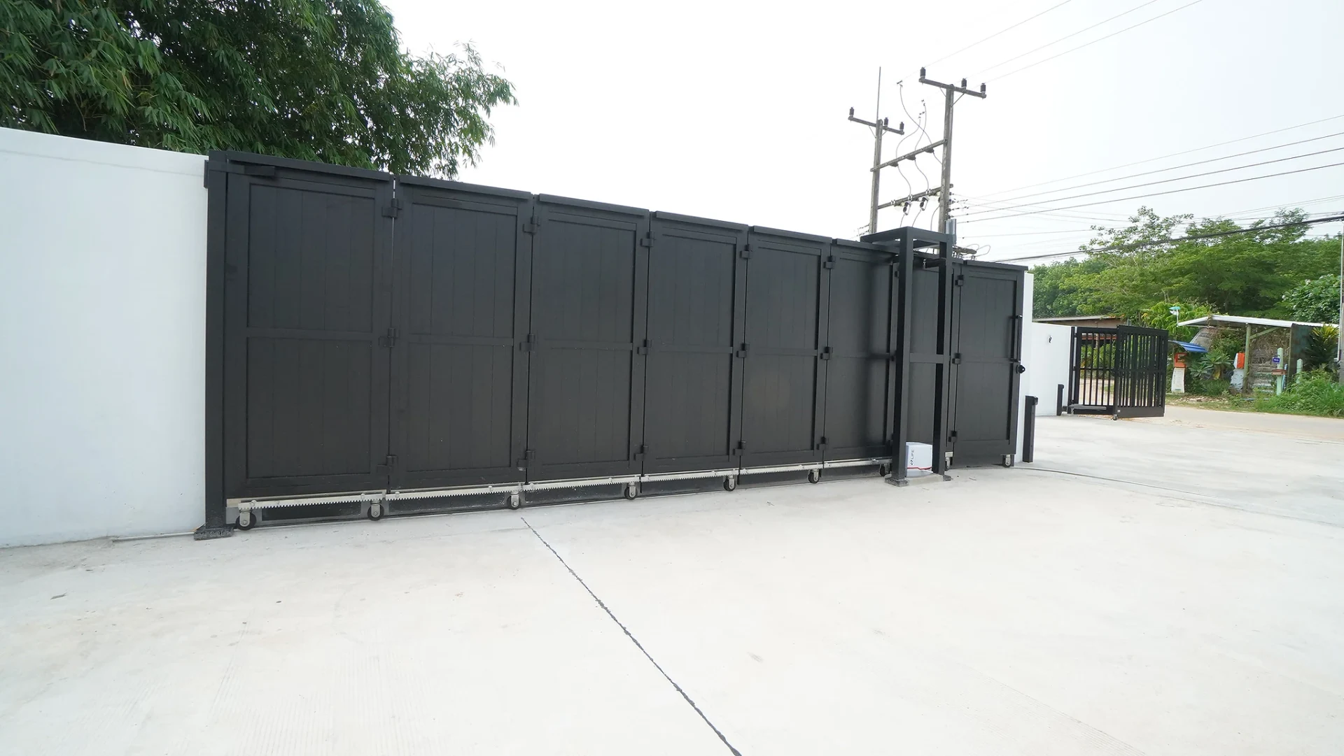 Aluminium gate example Black — 10