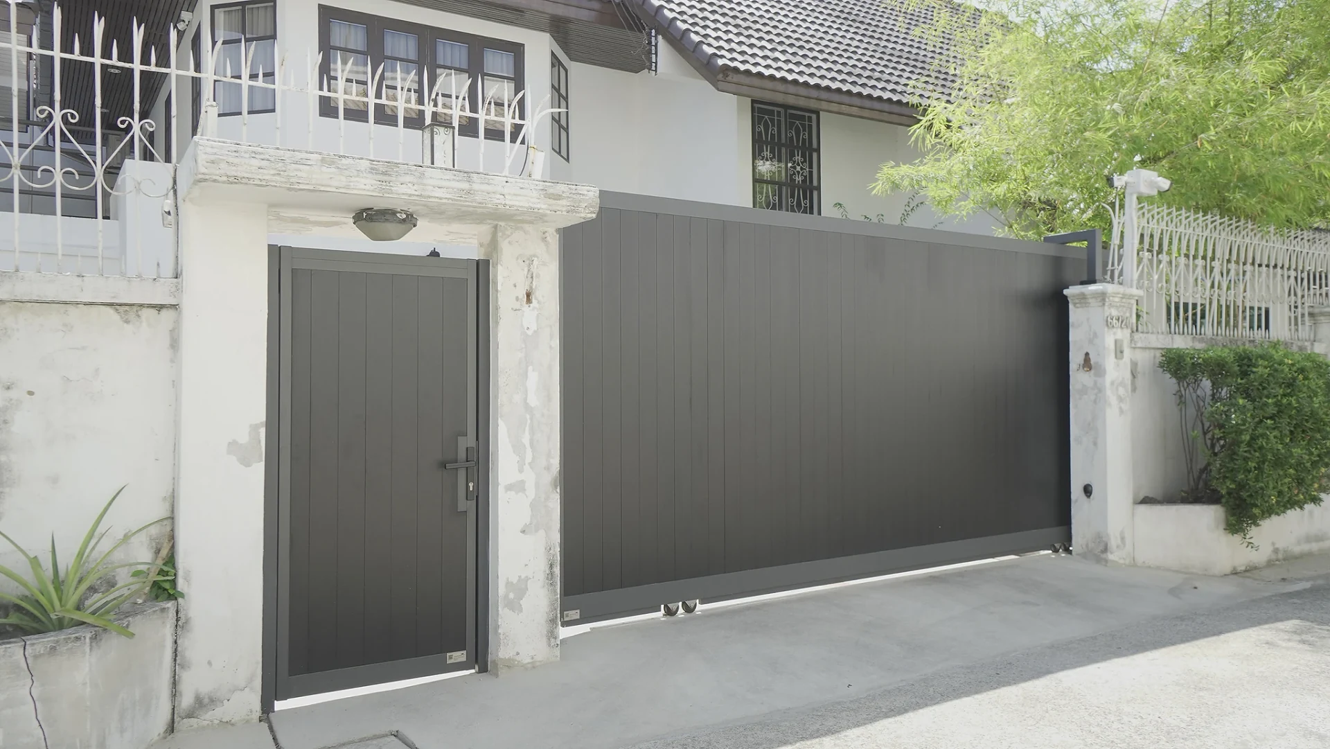 Aluminium gate example Black — 14
