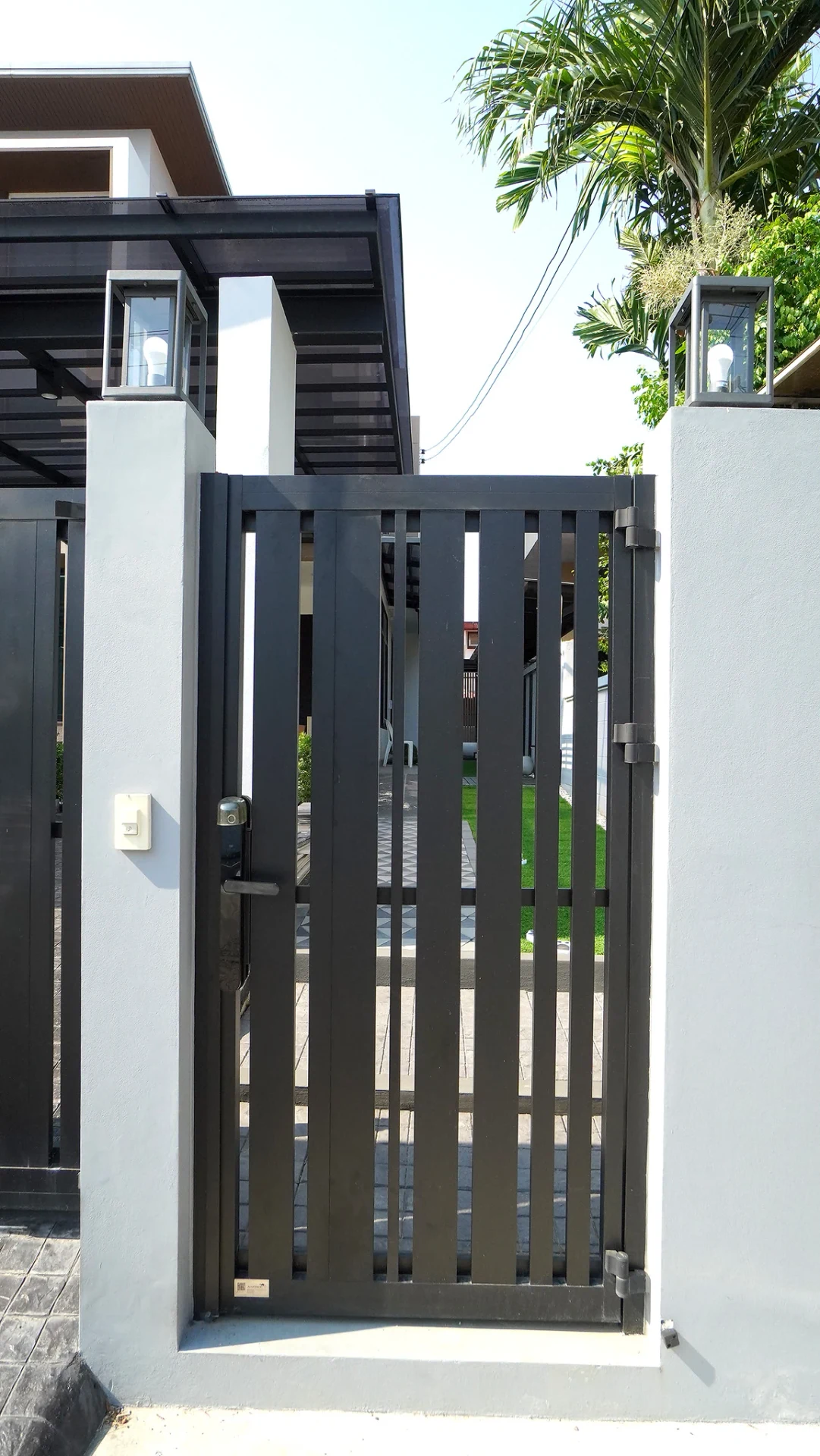 Aluminium gate example Open Gate — 7