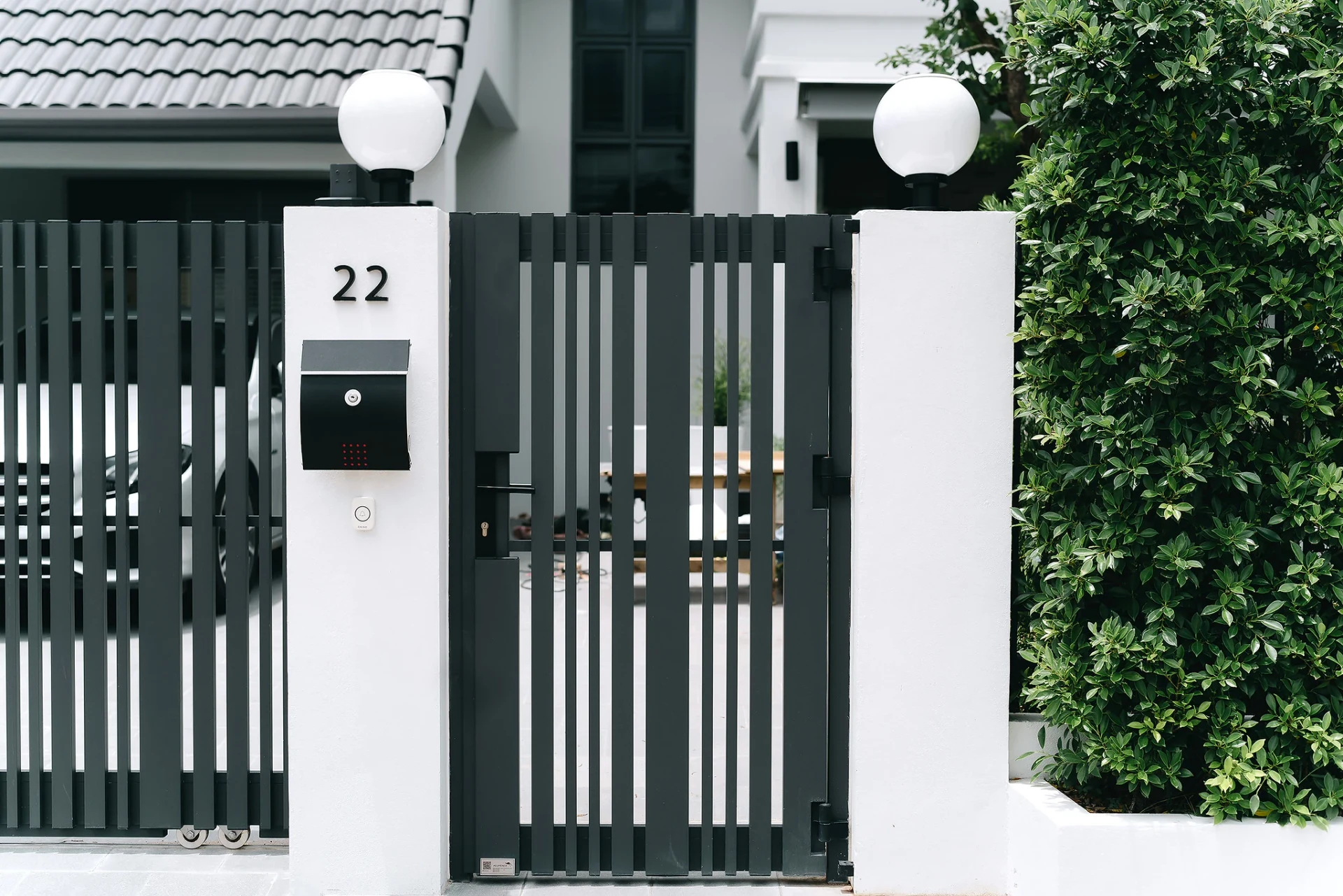 Aluminium gate example Open Gate — 43