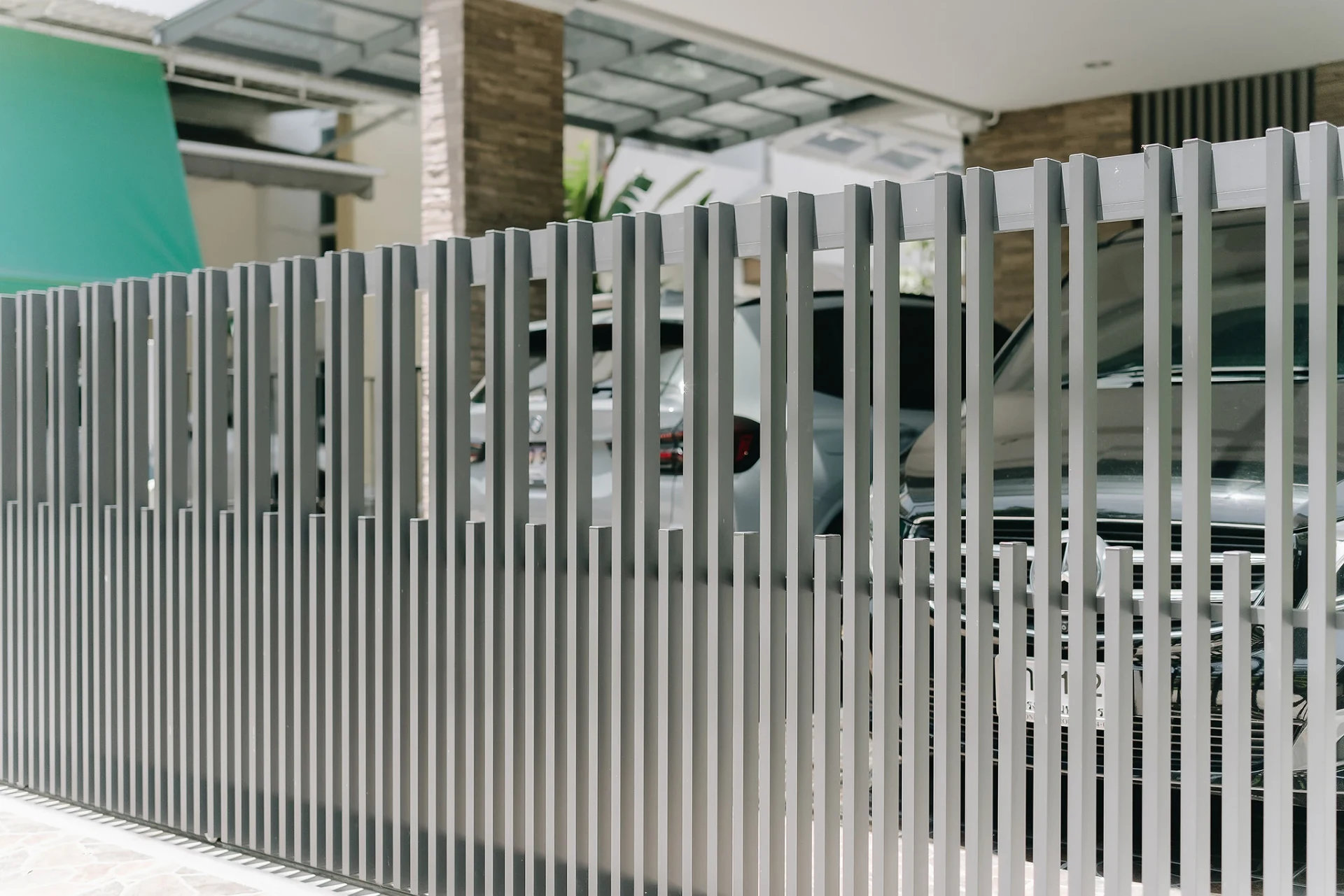 Aluminium gate example Piano — 9