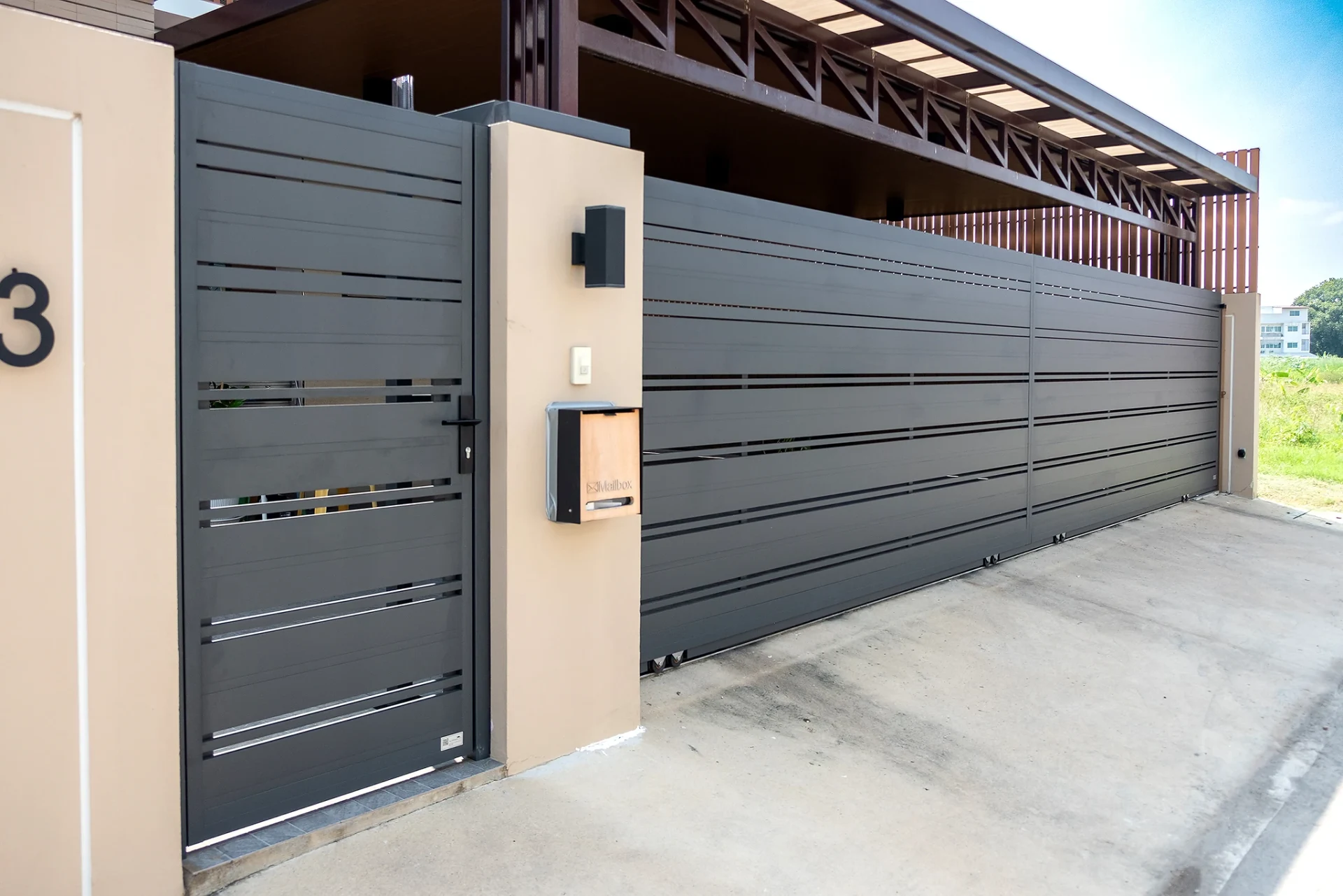 Aluminium gate example Twin — 7