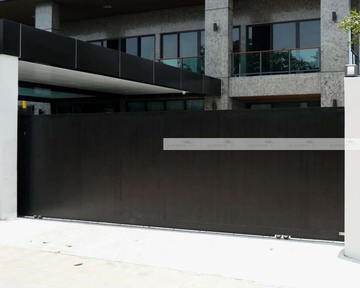 Aluminium gate example Black — 20