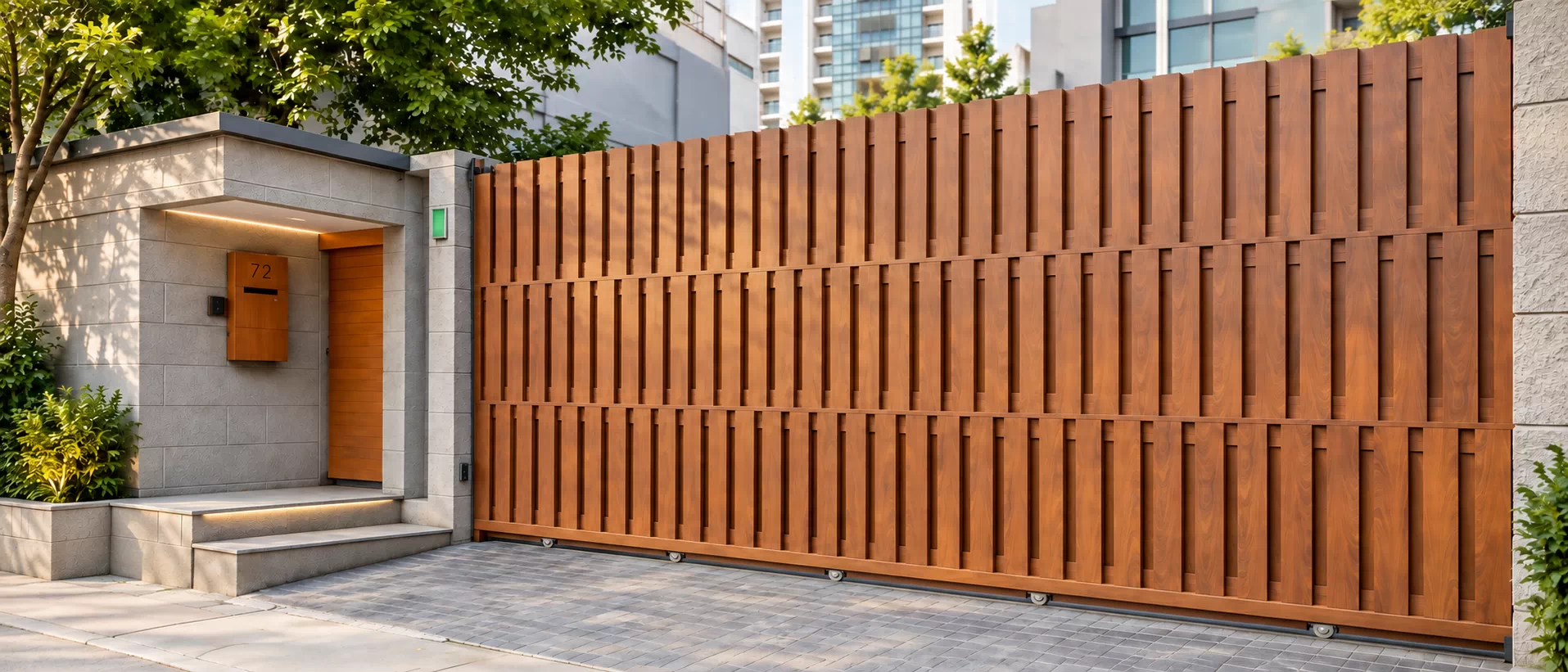 CROSS LINE DESIGN Aluminium Gate Design