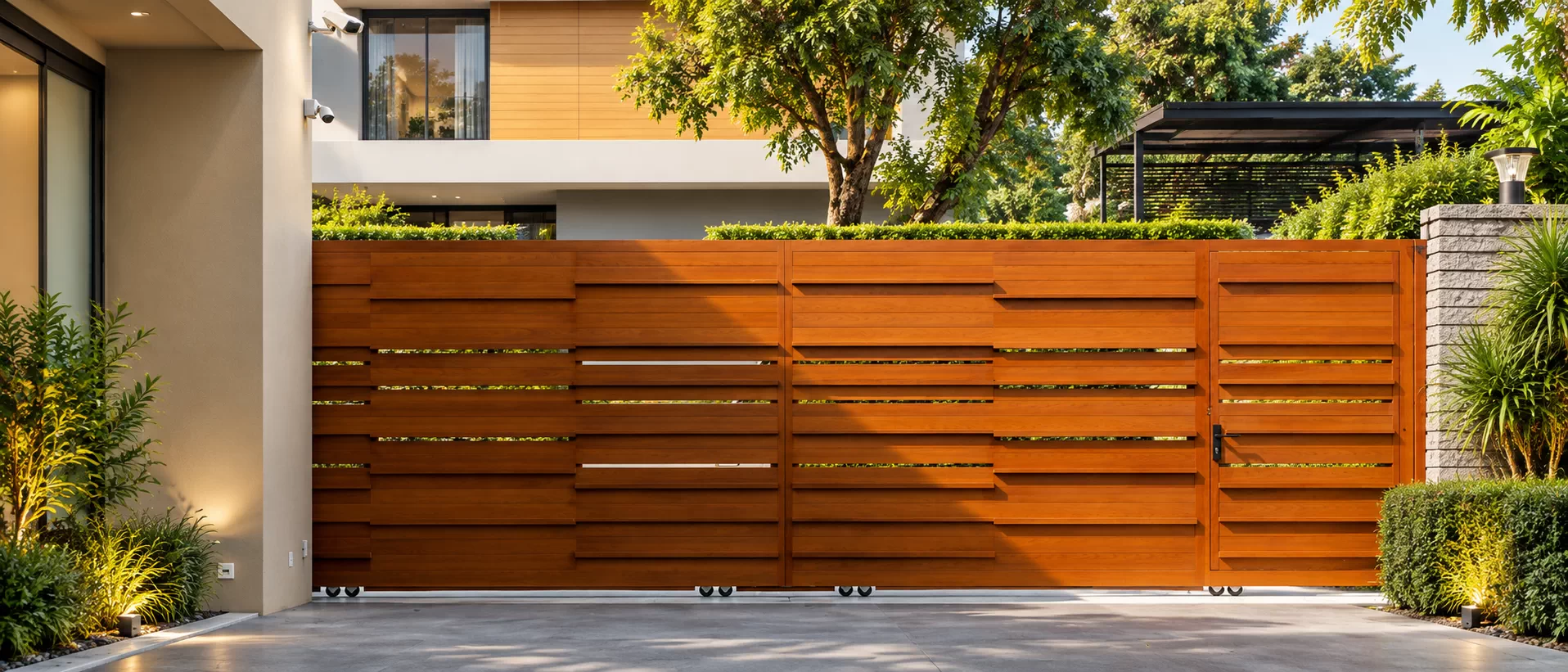 LIGHTING DESIGN Aluminium Gate Design